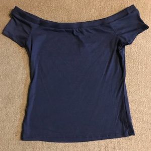 Off the shoulder crop top